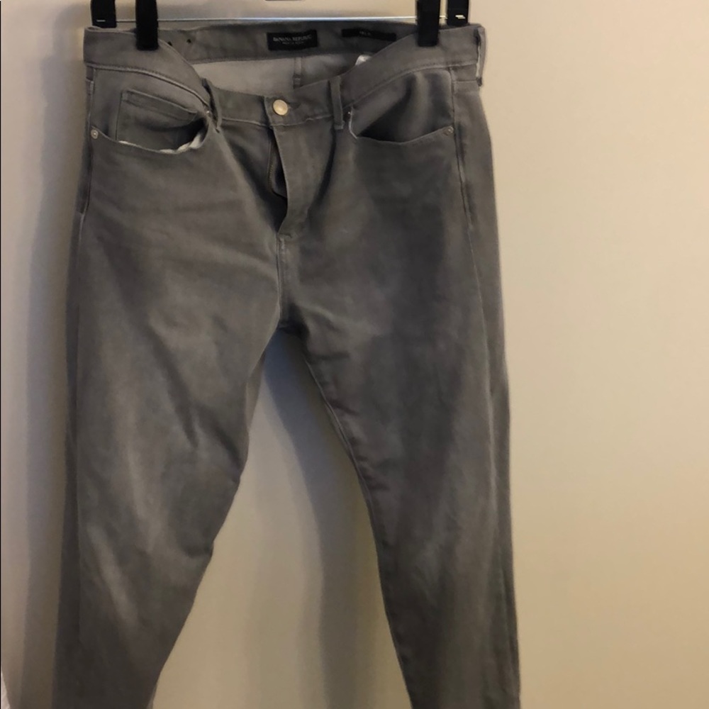 Gray jeans
